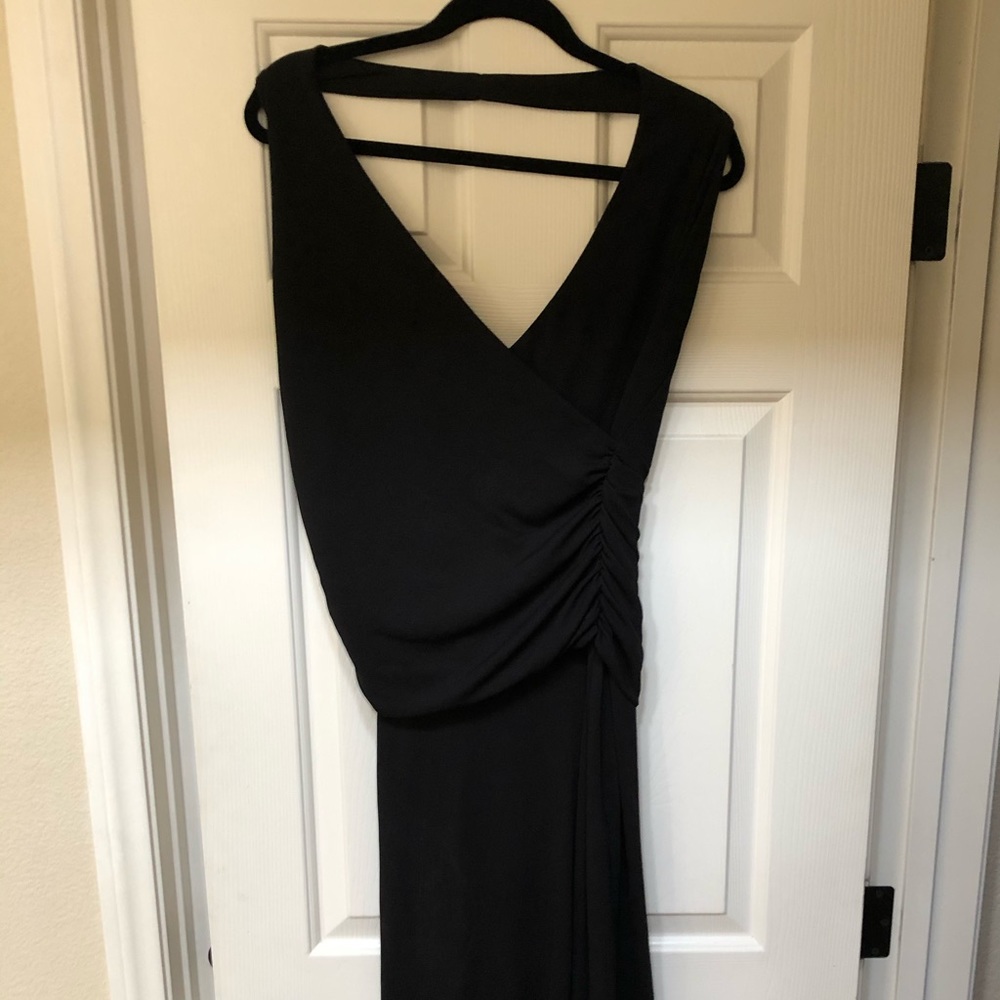 INC Petite Black Halter Jumpsuit Medium